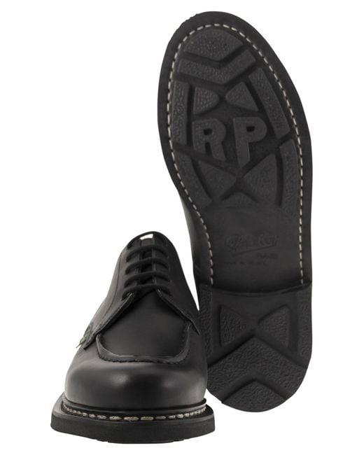 Paraboot Black Chambord Derby With Tray
