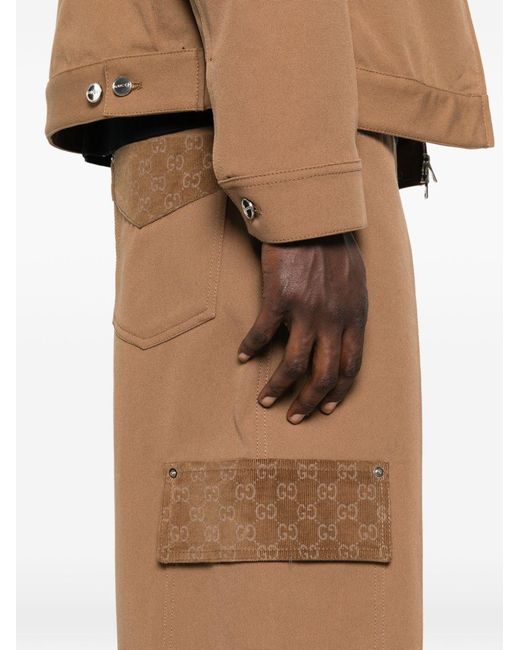 Gucci White Patch-Pocket Belt Loops for men