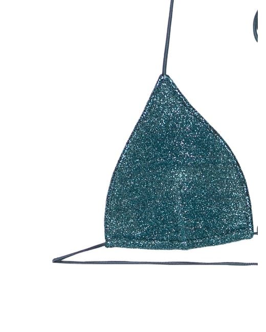 Oseree White Triangle Beachwear