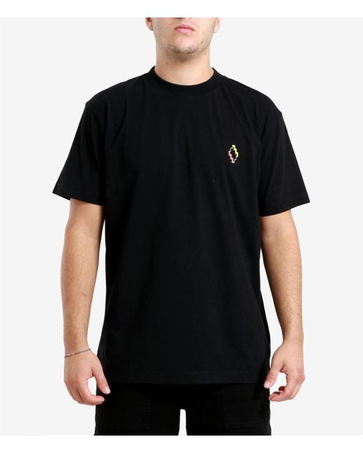 Marcelo Burlon Black T Shirts And Polos for men