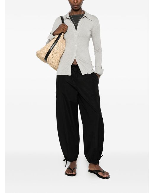 Totême White Slim Solid Shirt