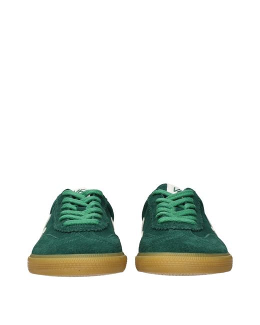 Veja Green Suede Sneakers