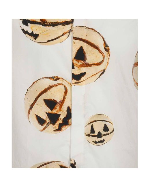 Givenchy Halloween-pompoenprint Shirt in het Natural voor heren