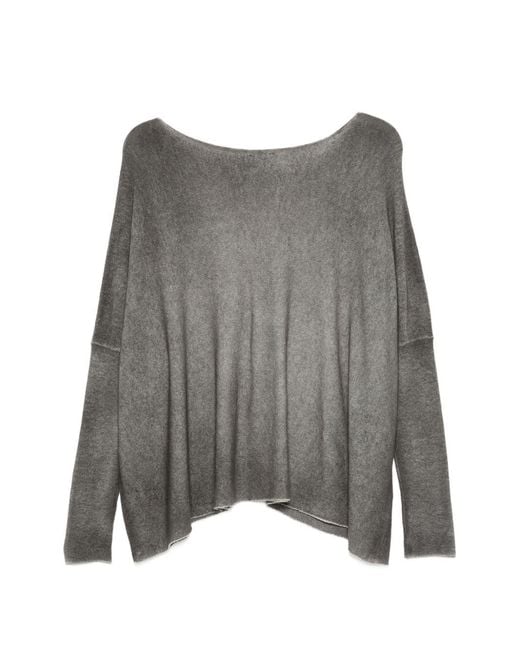 Avant Toi Gray Cahsmere Oversized Sweater