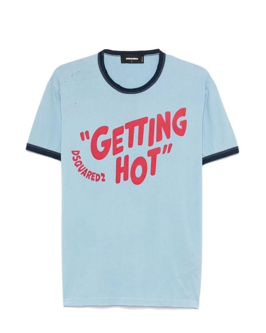 DSquared² Blue T Shirts And Polos for men
