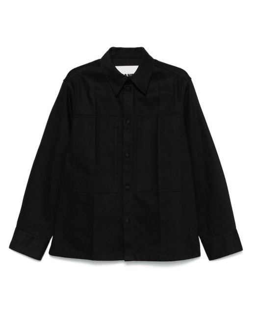 Camicia Denim di Jil Sander in Black da Uomo