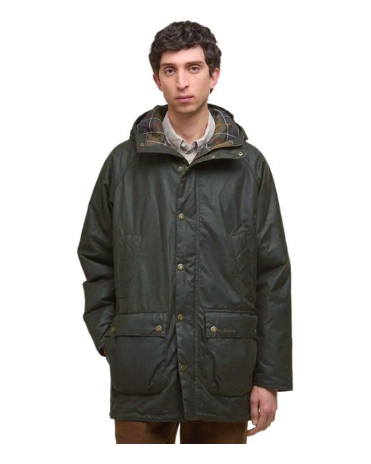 Barbour Green Bedale Wax Parka