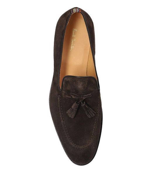 Paul Smith Black Wildleder-Loafer