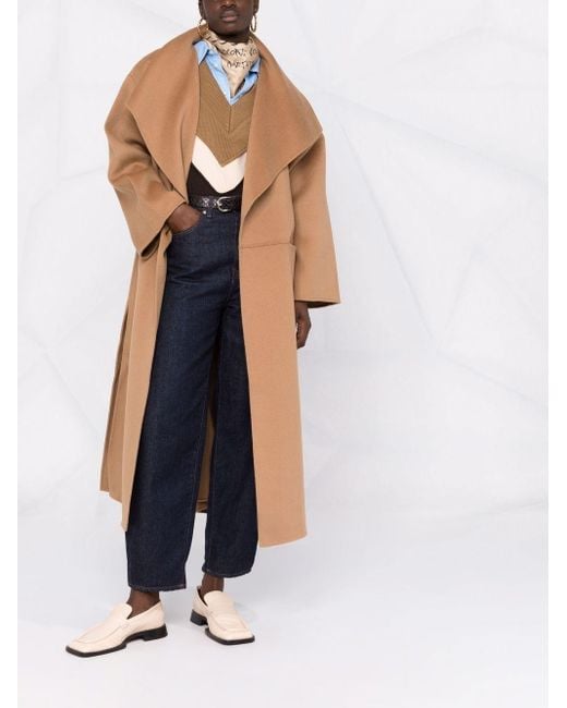 Totême  Natural Signature Wool And Cashmere Coat