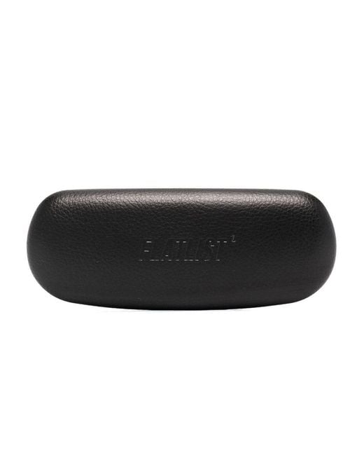 FLATLIST EYEWEAR Natural Priest Oval-Frame Sunglasses