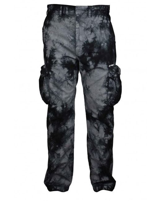 Off-White c/o Virgil Abloh Cargobroek Grijs in het Black voor heren