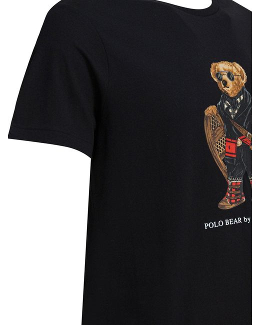 "Polo Bear" T-shirt Polo Ralph Lauren pour homme en coloris Black