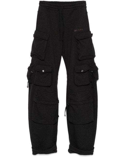 The Attico Trainingsbroek Met Vervaagd Effect in het Black