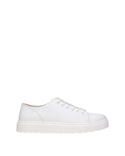 Dr. Martens White Dr. Martens Sneakers Dante Uomo Pelle Bianco/Bianco Ottico for men