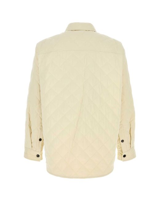 Bottega Veneta Natural Ivory Tech Cotton Jacket