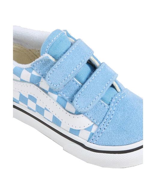 Vans Blue "Old Skool Checkerboard" Snekaer
