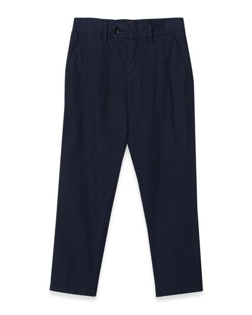 Fay Blue Fabric Pants