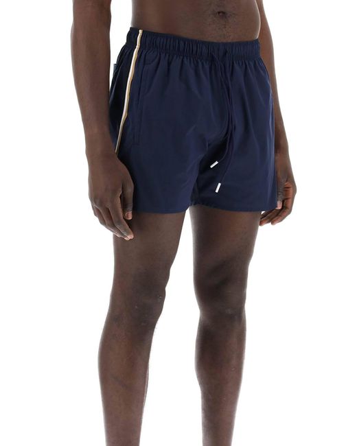 "Seaside Bermuda Shorts avec tr Boss en coloris Blue