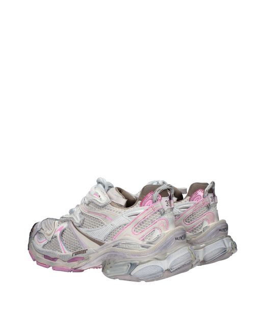 Balenciaga Gray Runner 2 Sneakers/ Fabric