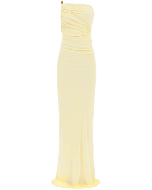 Christopher Esber White "Odessa Dress With Cut Out