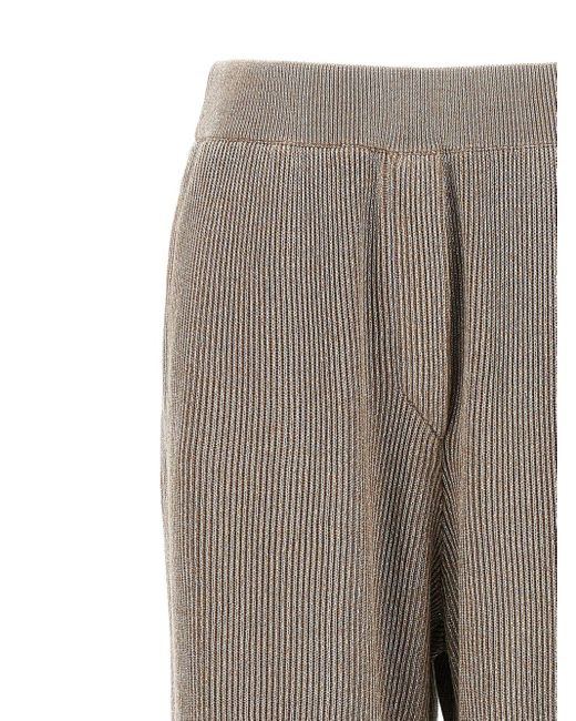 Brunello Cucinelli Gray Sparkling' Pants