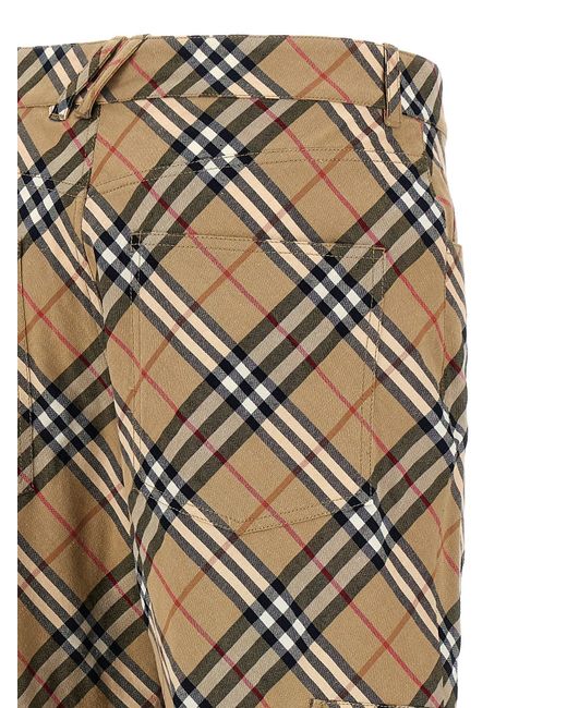 Burberry Hose Mit Cargotaschen in Natural für Herren