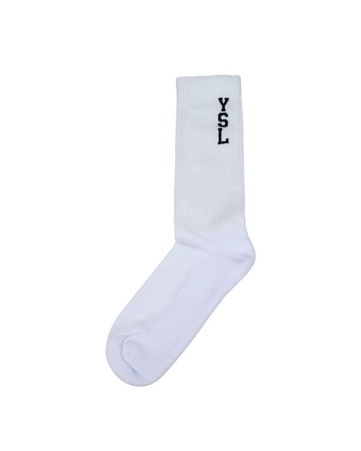 Saint Laurent Blue Socks & Socks Cotton for men