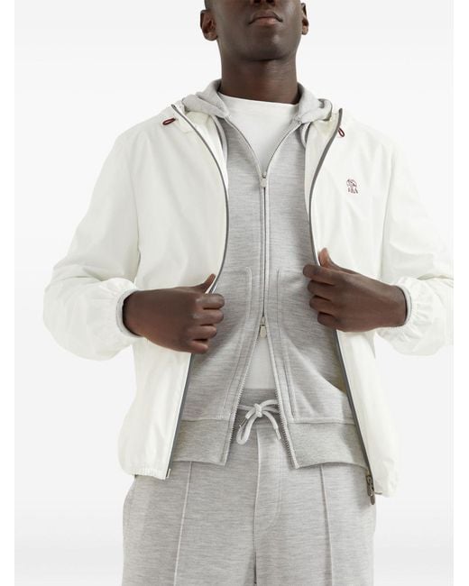 Brunello Cucinelli White Jackets for men
