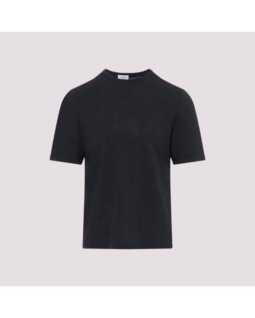 Saint Laurent Black Cotton T Shirt