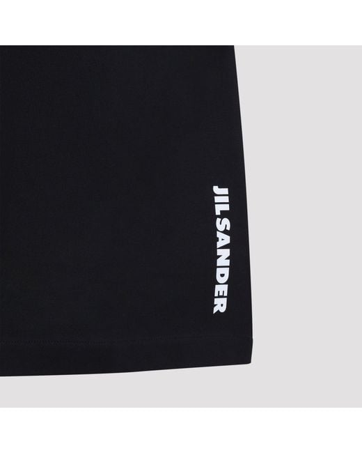 Jil Sander Black Oversized Short-Sleeve T-Shirt