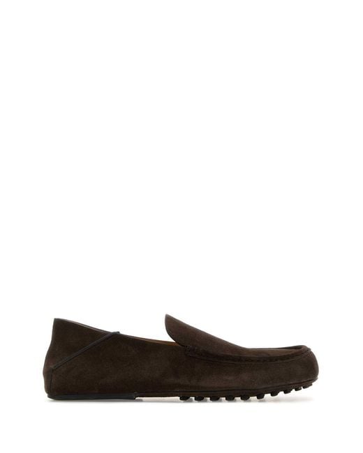 Tod's White Suede Loafers for men