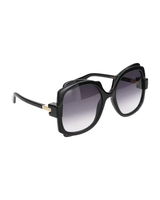 Gucci Sonnenbrille GG1431 S 001 schwarzes schwarzes grau /20/135 in Black für Herren