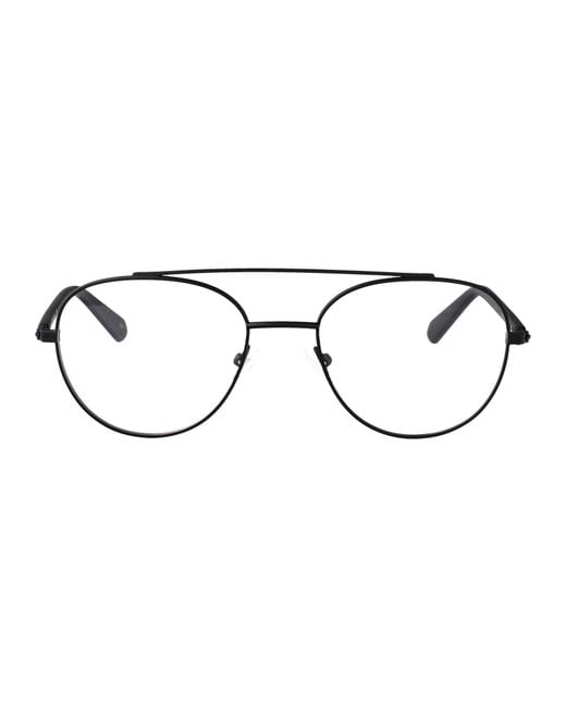 Calvin Klein Multicolor Matte Metal Glasses