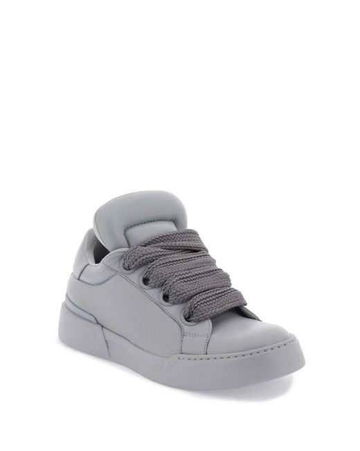 Dolce & Gabbana Mega Skate Sneakers in Gray für Herren