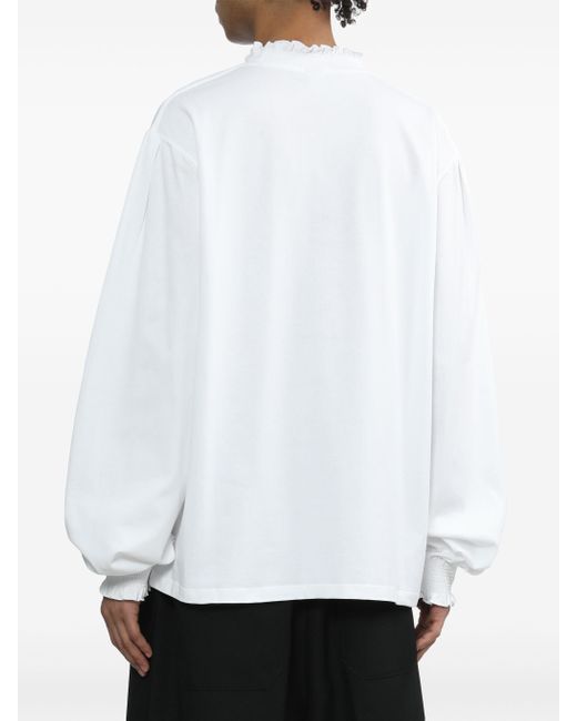 Random Identities White Ls T Shirt With Bra Logo for men