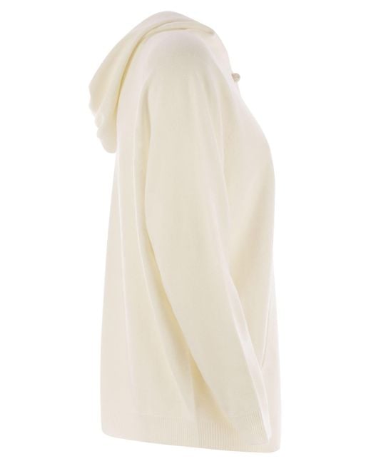 Fabiana Filippi Natural Platinum Hoodie