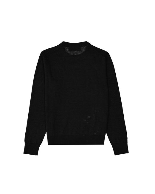DSquared² Black Ripped Effect Sweater for men