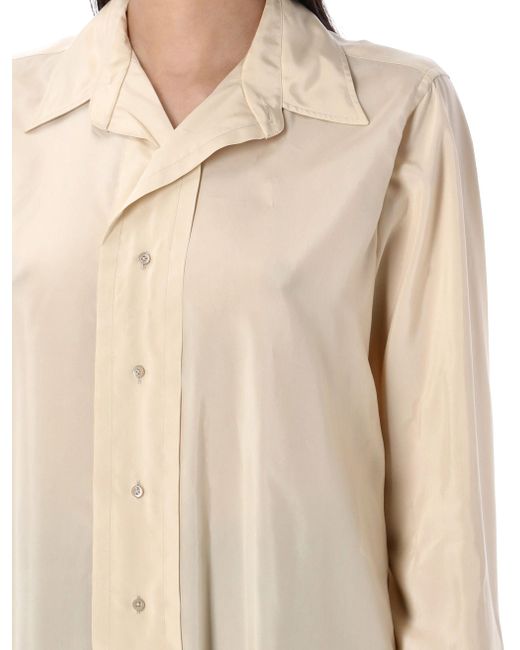 Maison Margiela T Shirts En Polos Wit in het Natural