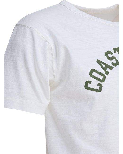 Buzz Rickson's White Coast Guard T-Shirts for men
