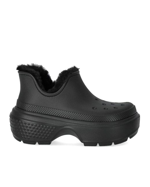 CROCSTM Black Stomp Bootie