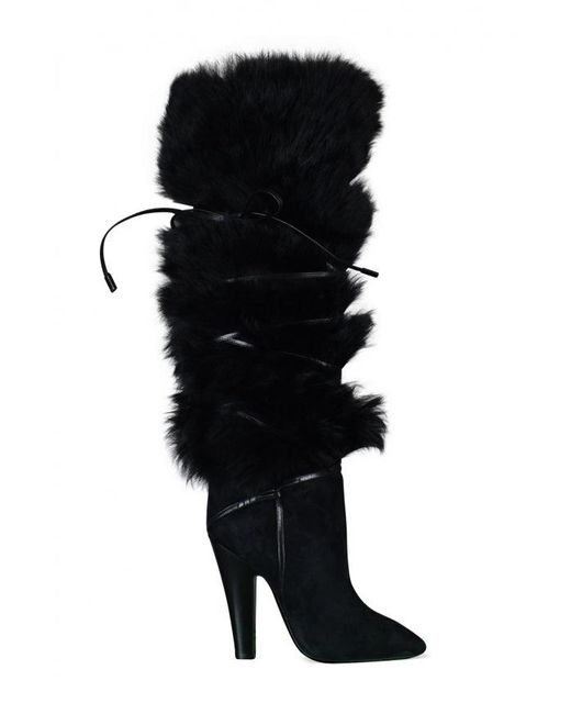 Saint Laurent Black Jokull Boots