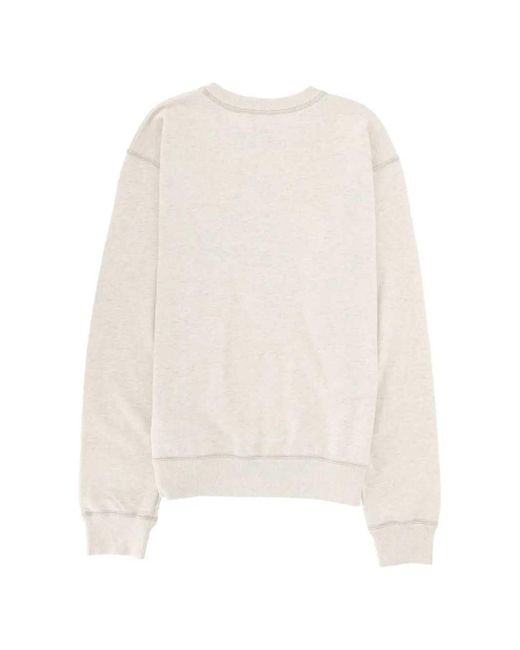 Isabel Marant White Mikoy Crewneck Sweatshirt