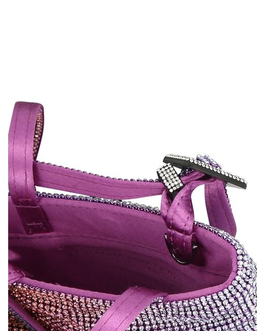 Benedetta Bruzziches Purple Lollo La Petite Handbag