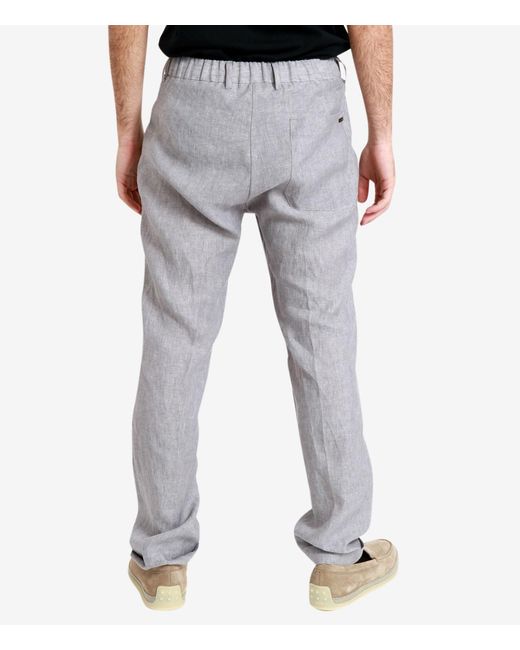 Herno Broek Lichtgrijs in het Gray