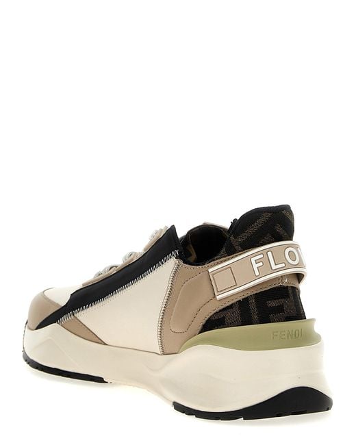 Fendi Black 'Flow' Sneakers for men