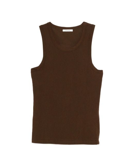Entire studios Brown Sheer Tank
