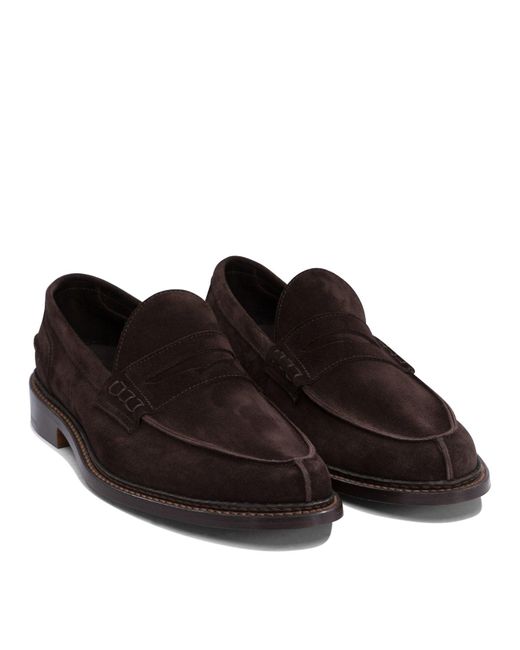 Tricker's Black Loafers & Slippers for men