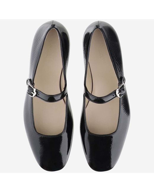 Le Monde Beryl Leather Mary Jane Ballet Flats in Black for Men | Lyst