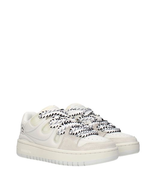 Barrow White Sneakers Skate Leather/Light