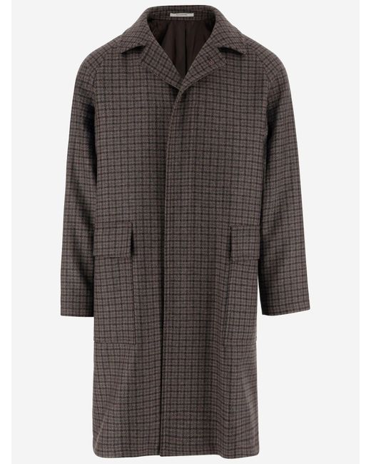 Tagliatore Wollmantel in Gray für Herren